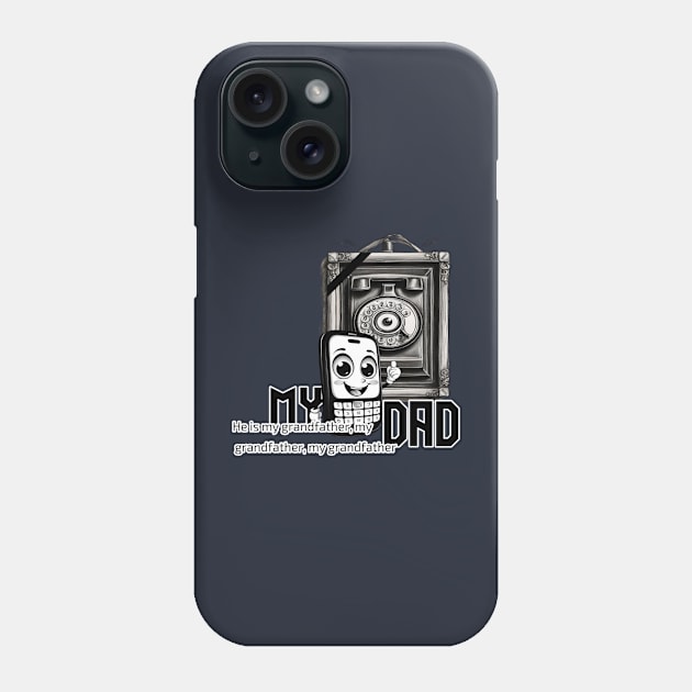 Retro Rotary Dial grand grand grand father mobile phone Phone Case by Human light 