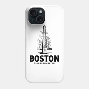 Boston Skylines Sketch Phone Case