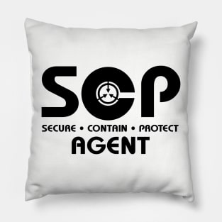 SCP Foundation Pocket Print Pillow