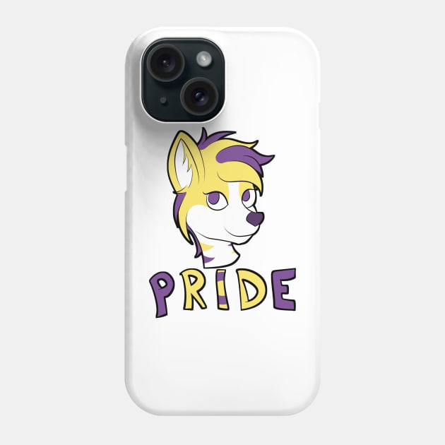 Intersex Pride - Furry Mascot Phone Case by Aleina928