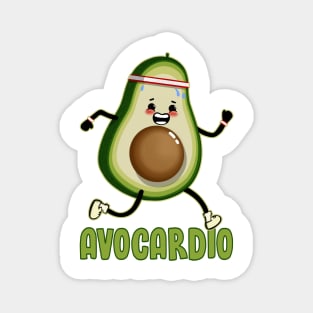 AVOCARDIO Avocado loves Cardio Magnet