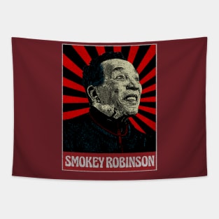 Vintage Smokey Robinson Pop Art Tapestry