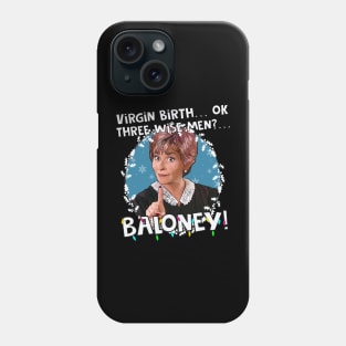 Judge Judy - 3 wise men? Baloney! Christmas Phone Case