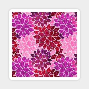 Rose Quartz Flowers Magnet