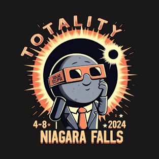 NIAGARA FALLS NY TOTALITY TOTAL SOLAR ECLIPSE 4 8 2024 T-Shirt