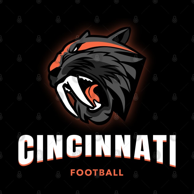 cincinnati bengals football by BVHstudio