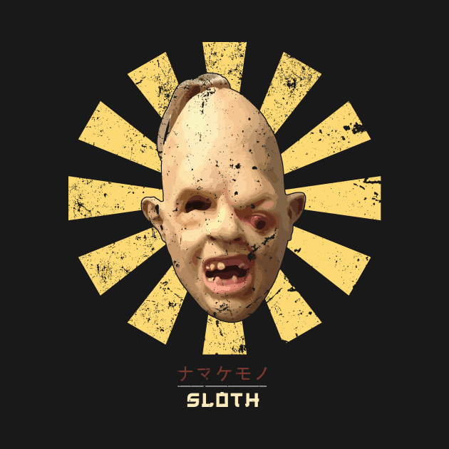 Sloth Retro Japanese Goonies by Nova5