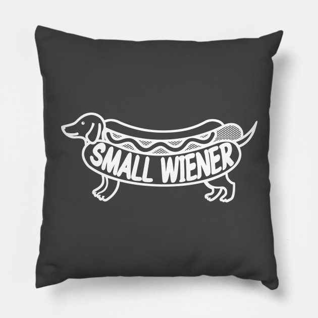 Small wiener Pillow by PaletteDesigns