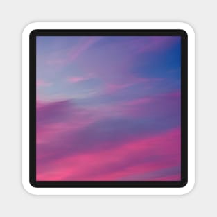 Pink Blue Sky Magnet