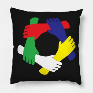 Symbol inspired by Order of Eastern Star logo - It's teamwork! Pillow