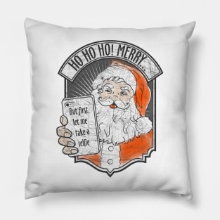 Santa Selfie Pillow