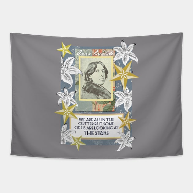 Oscar Wilde Tapestry by White B Gifts