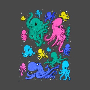 Octopusi pattern T-Shirt