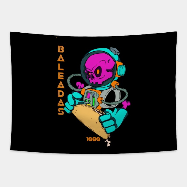 Alien Baleada Tapestry by 1989