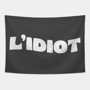 L'Idiot //// Retro Faded-Style Iggy Pop Fan Art Tapestry