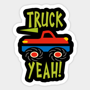 Download Monster Truck Boys Stickers Teepublic