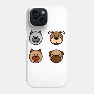 Big Face Costume Dogs Phone Case