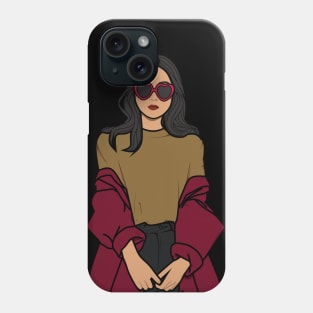 Fashion girl Phone Case