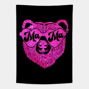 Groovy Mama Bear Mommy New Mom Mother's Day Baby Shower Tapestry