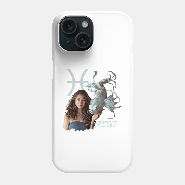 Pisces Phone Case by Renasingsasong