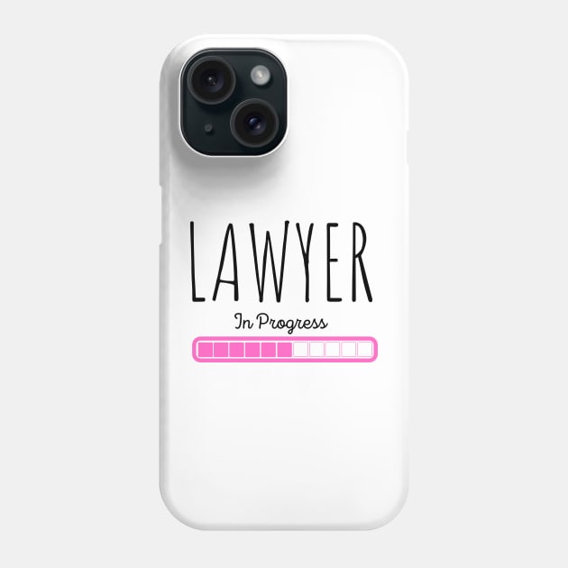 Lawyer in Progress Phone Case by Proud Town Tees