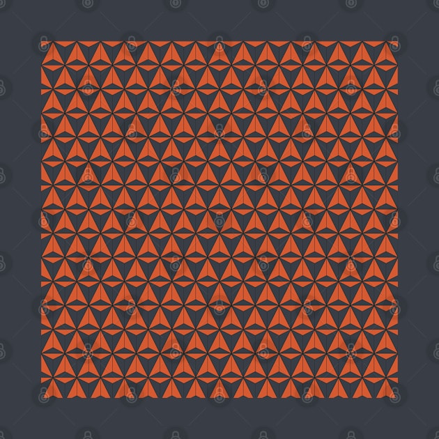 Spaceship Earth Geometric Pattern Halloween by FandomTrading