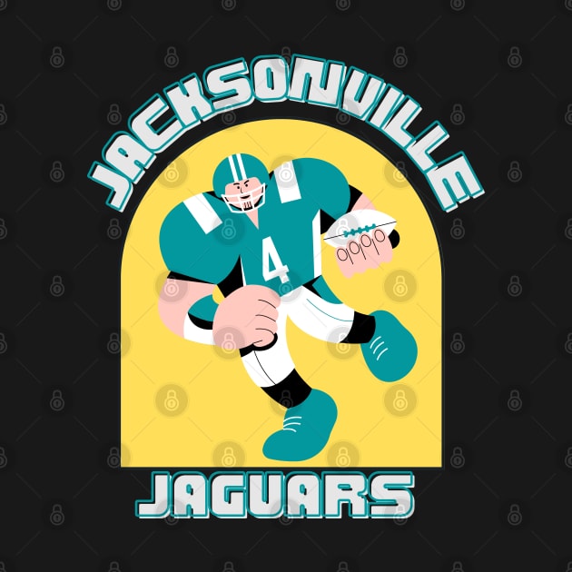 jacksonville jaguars cute graphic design by Nasromaystro