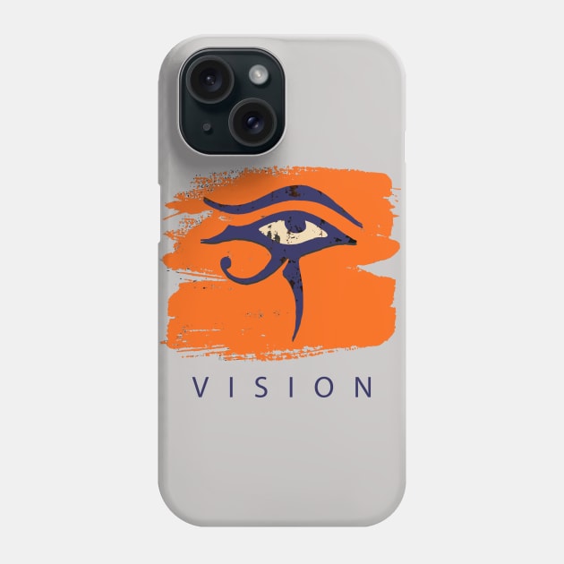 Vision Eye of Horas - All seeing Eye Phone Case by Whites Designs