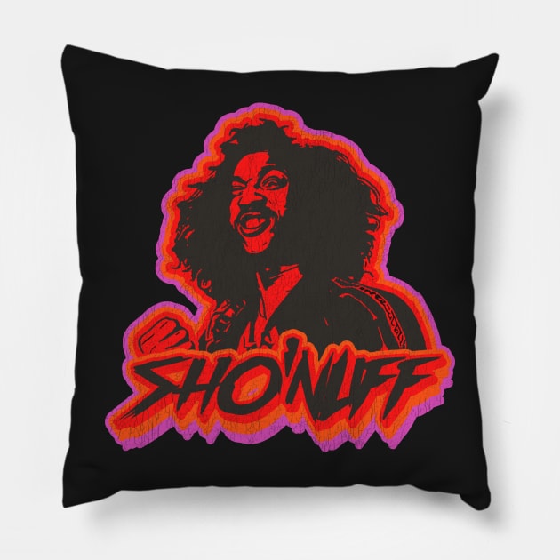 SHO'NUFF Pillow by darklordpug