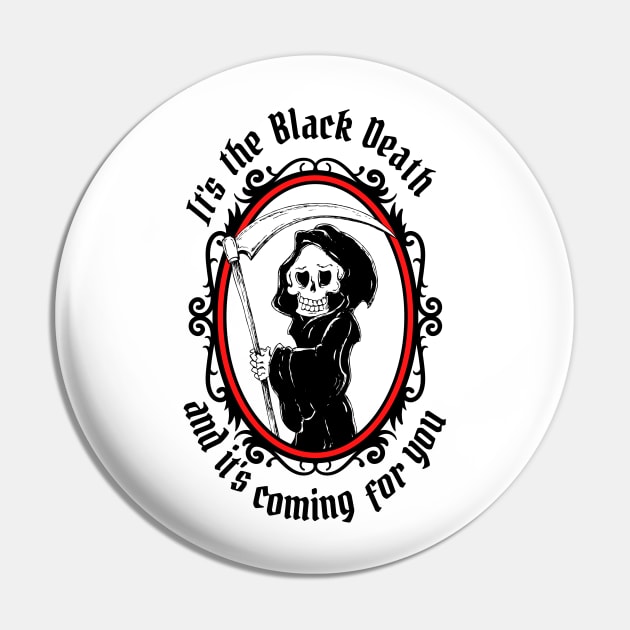 It's The Black Death! - Something Rotten Musical Pin by sammimcsporran