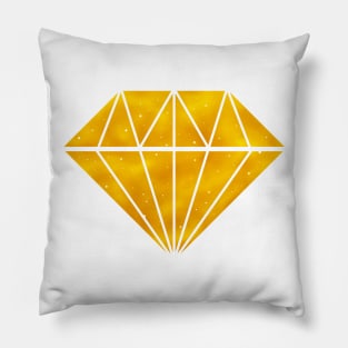 Yellow Diamond Pillow