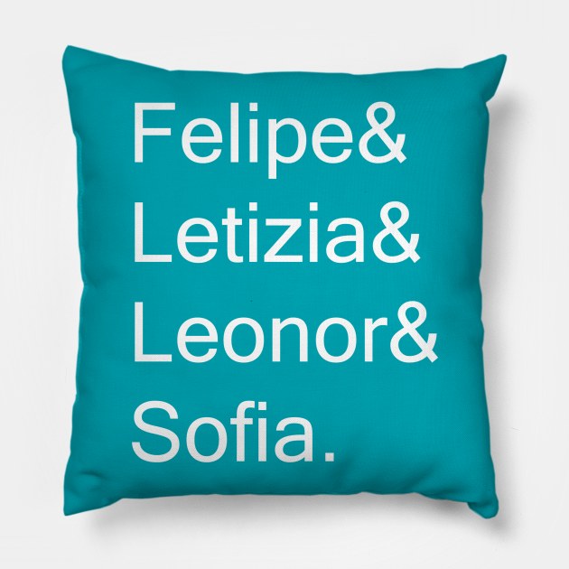 Spanish Royal Family Pillow by SignyC