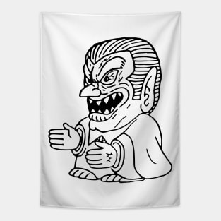 Korean MABA Zombie Model Kit Outline - Dracula Tapestry