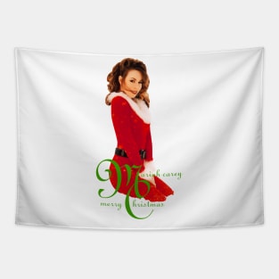 90s Mariah Carey Christmas Tapestry