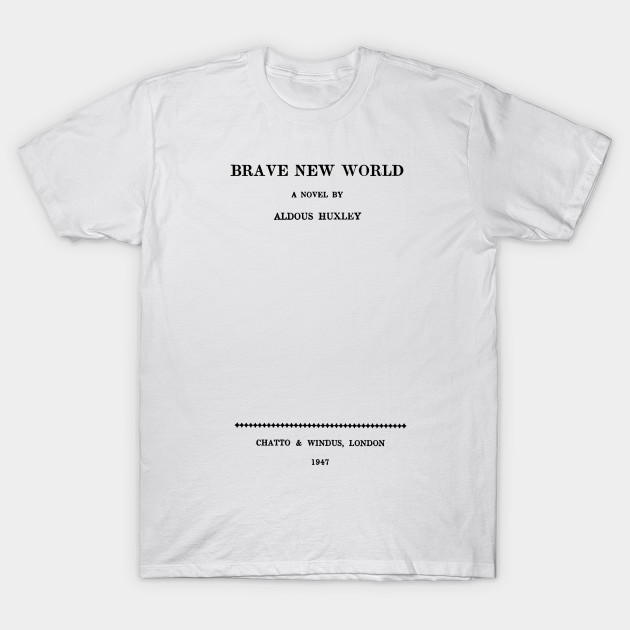 Brave New World Aldous Huxley Title Page Brave New World Title