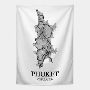 Phuket Island Map - Thailand Cartography Tapestry