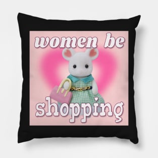 Calico Critter Sylvanian Families Women Be Shopping Mouse Lady Pillow