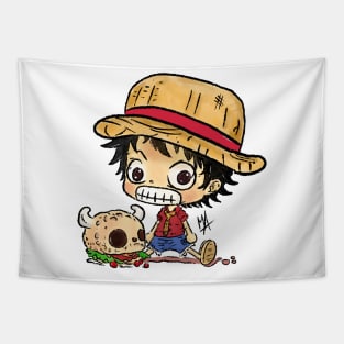 Chibi Monkey D. Luffy Tapestry