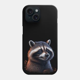 Raccoon smiles Phone Case