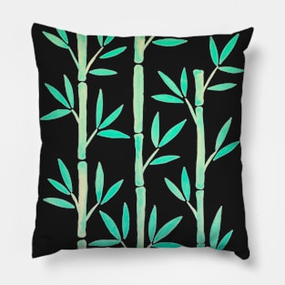 Turquoise Bamboo Pillow