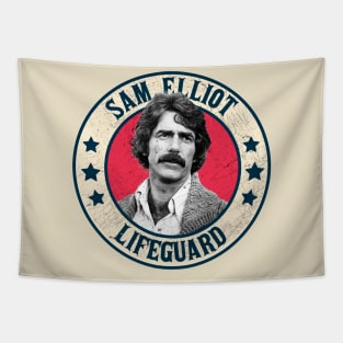 Sam Elliott // Retro Style Fan Art Tapestry