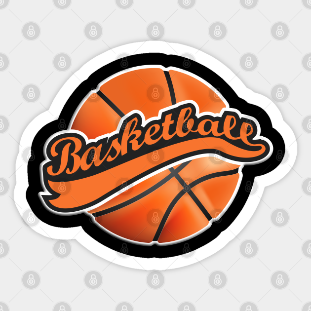 Cute Basketball Fan Design Basketball Gift Sticker Teepublic