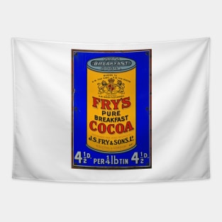 Tin Plate Sign - Fry's Breakfast Cocoa Tapestry