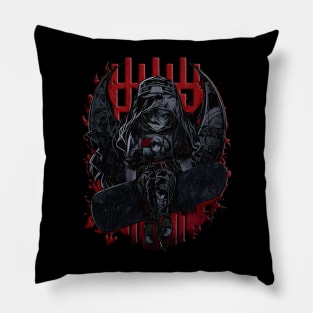 Sad Metal Girl Anime Pillow