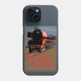 Retro Steam Rail Travel_07 Phone Case