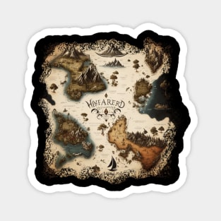 Fantasy Book - Fantasy Map Magnet