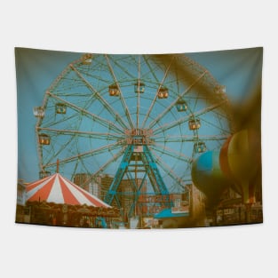 Coney Island Wonder Whell Tapestry