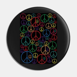 Peace Symbol Art Pin