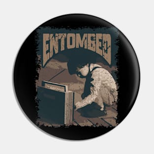 Entombed Vintage Radio Pin