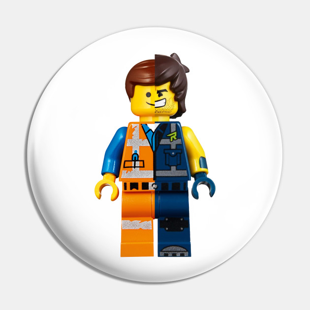 Lego 2 Emmet - Lego 2 - Pin | TeePublic